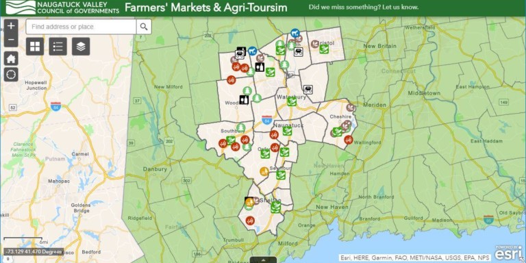 Screenshot of Agriculture Map