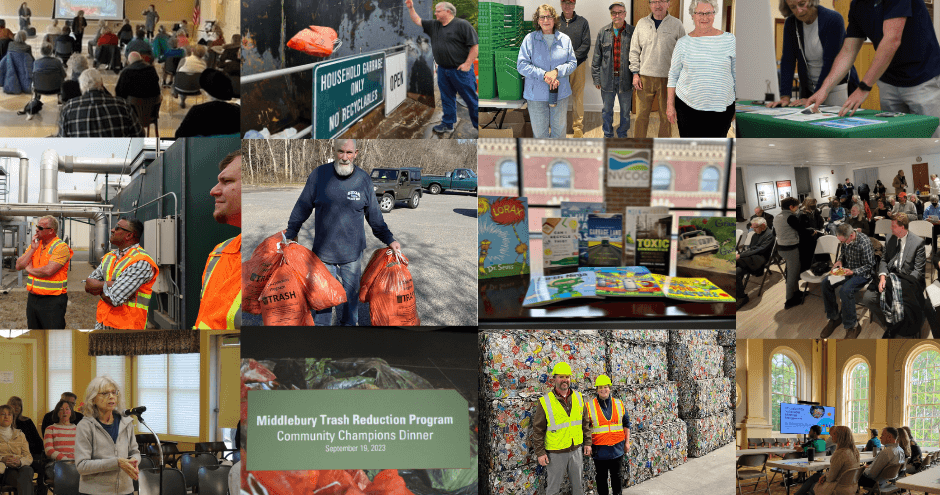 Photo collage of SMM outreach and education efforts