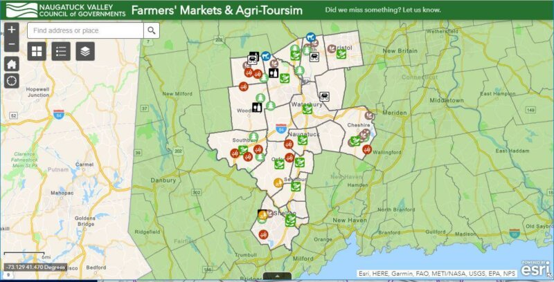 Screenshot of Agriculture Map